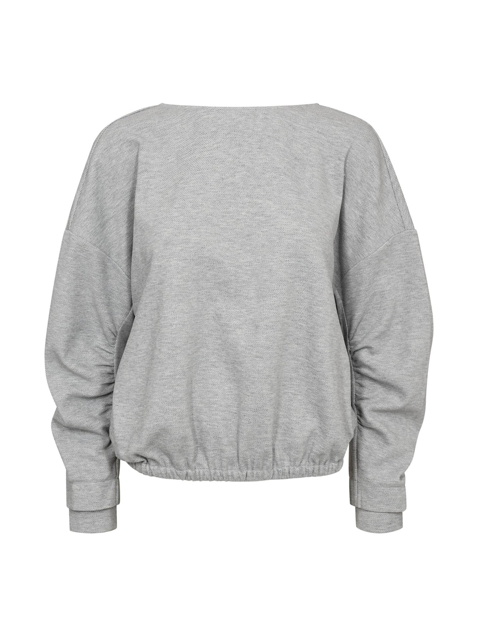 DengiCC Open Back Sweat - Grey Melange - Co'couture