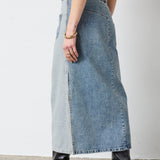 DeniceCC Denim Mix Skirt - Denim blue - Co'couture