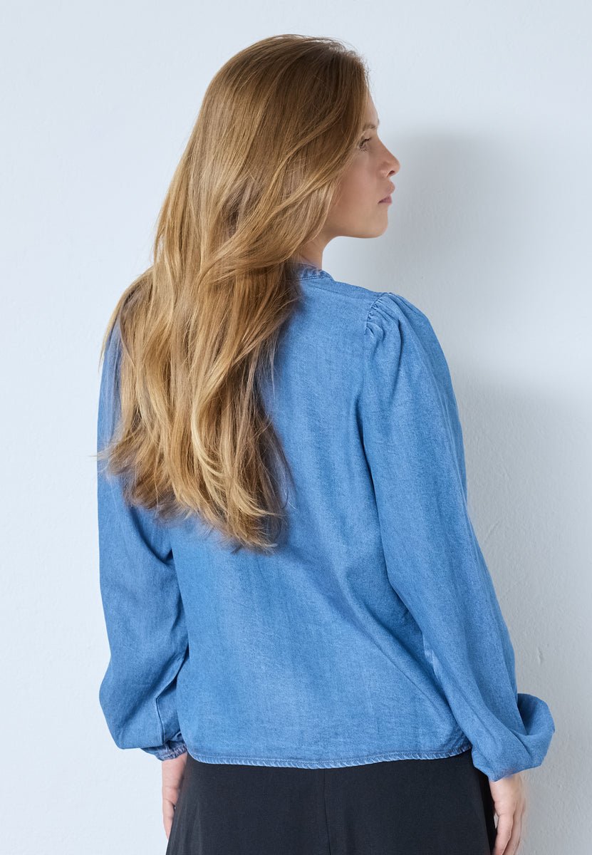 DenimCC V - Shirt - Denim blue - Co'couture