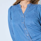 DenimCC V - Shirt - Denim blue - Co'couture