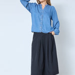 DenimCC V - Shirt - Denim blue - Co'couture