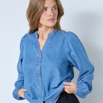 DenimCC V - Shirt - Denim blue - Co'couture