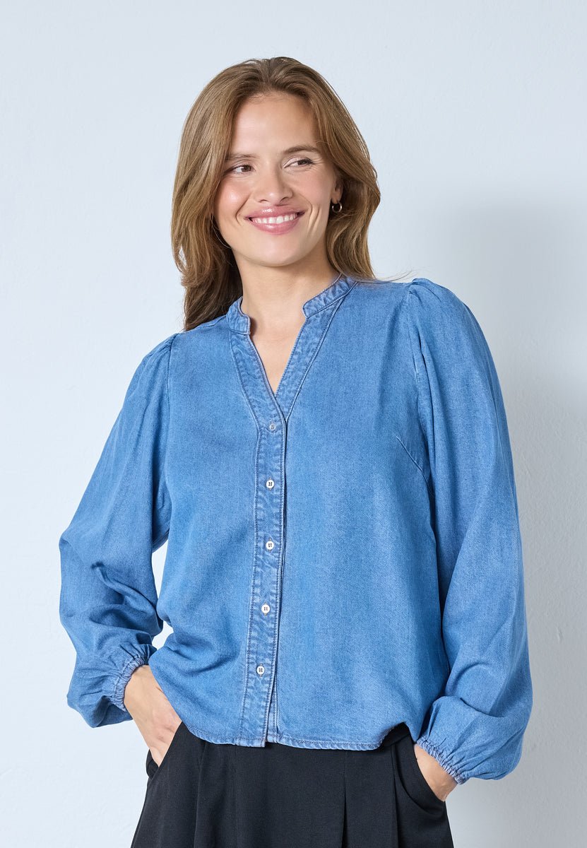 DenimCC V - Shirt - Denim blue - Co'couture