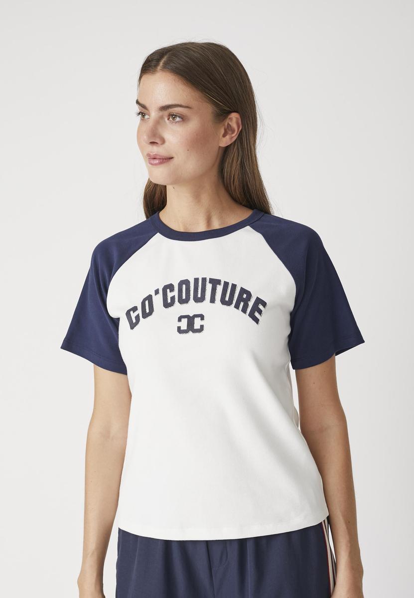 EdgeCC Block Tee - OffwhiteNavy - Co'couture