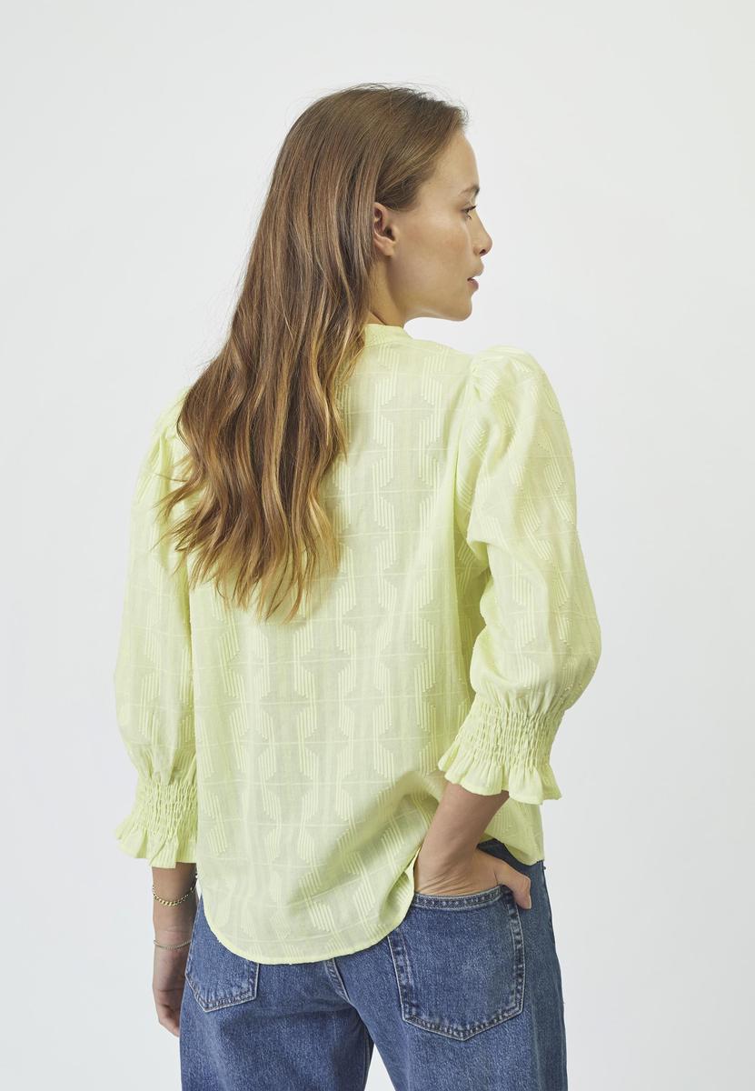 EmmaCC Frill SS Blouse - Citrus - Co'couture