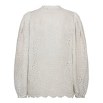 GiselleCC Anglaise V - Shirt - White - Co'couture