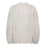 GiselleCC Anglaise V - Shirt - White - Co'couture