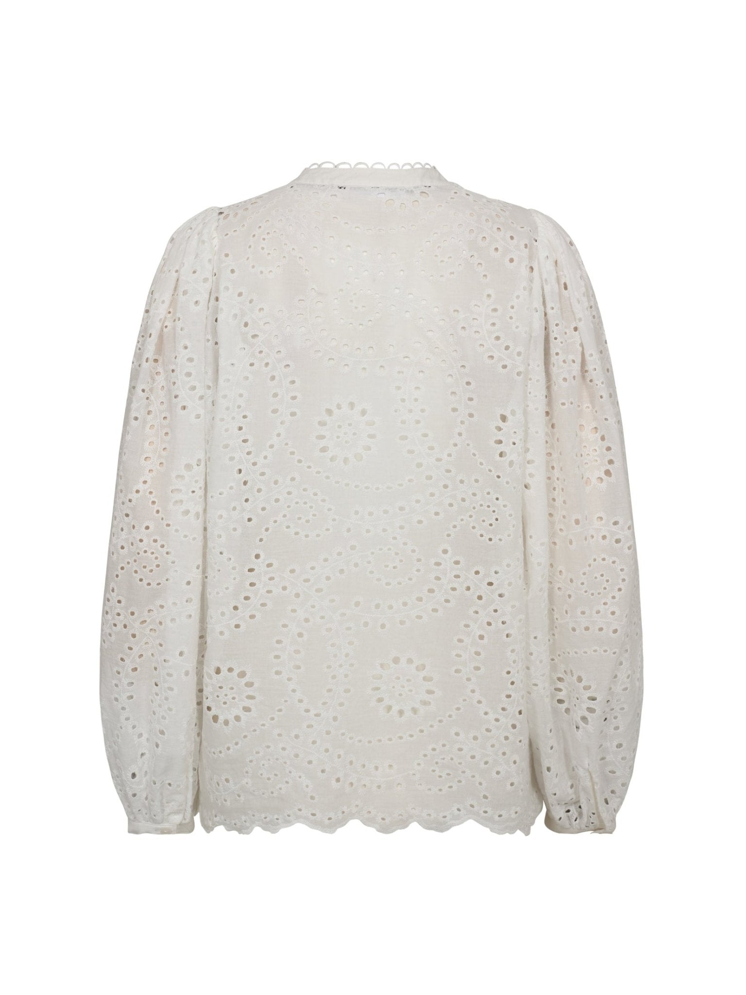 GiselleCC Anglaise V - Shirt - White - Co'couture
