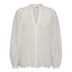 GiselleCC Anglaise V - Shirt - White - Co'couture