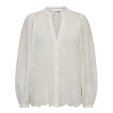 GiselleCC Anglaise V - Shirt - White - Co'couture