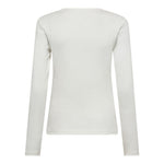 GrannyCC Embroidery LS Tee - Off white - Co'couture