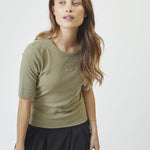 GrannyCC Embroidery SS Tee - Army - Co'couture
