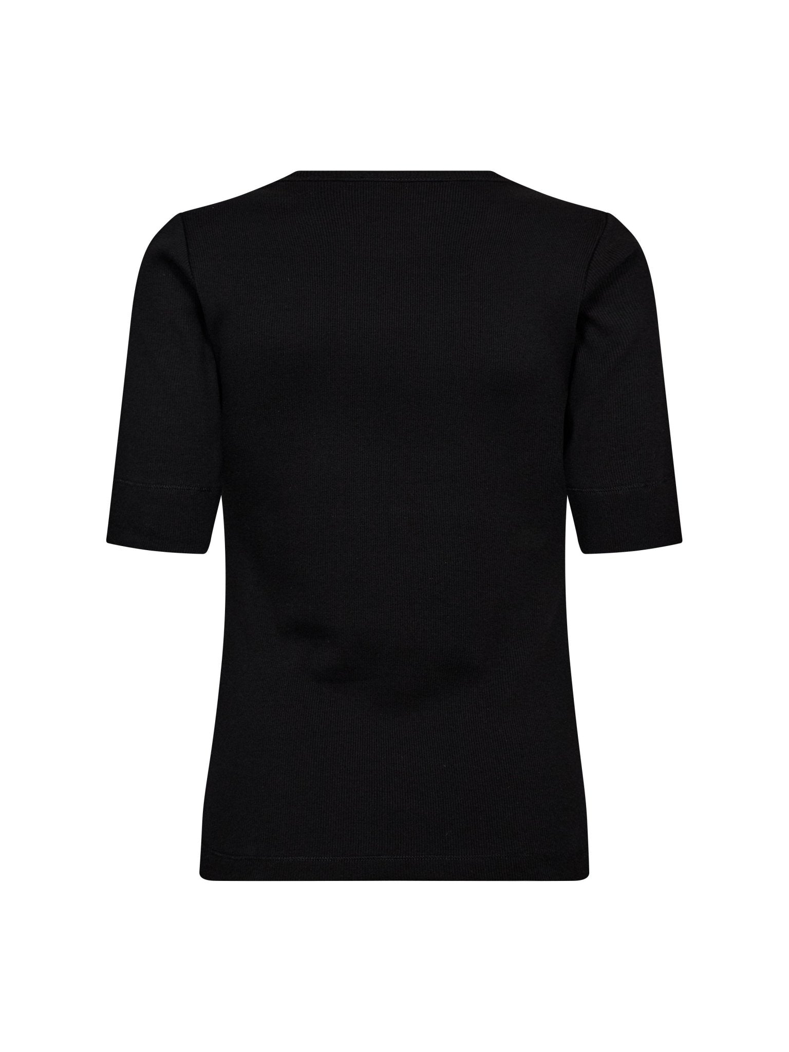GrannyCC Rib SS O - Tee - Black - Co'couture