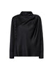 HelenCC Button Blouse - Black