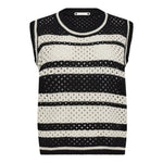 HoopaCC Knit Top - OffWhite - Black - Co'couture