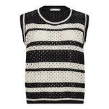 HoopaCC Knit Top - OffWhite - Black - Co'couture
