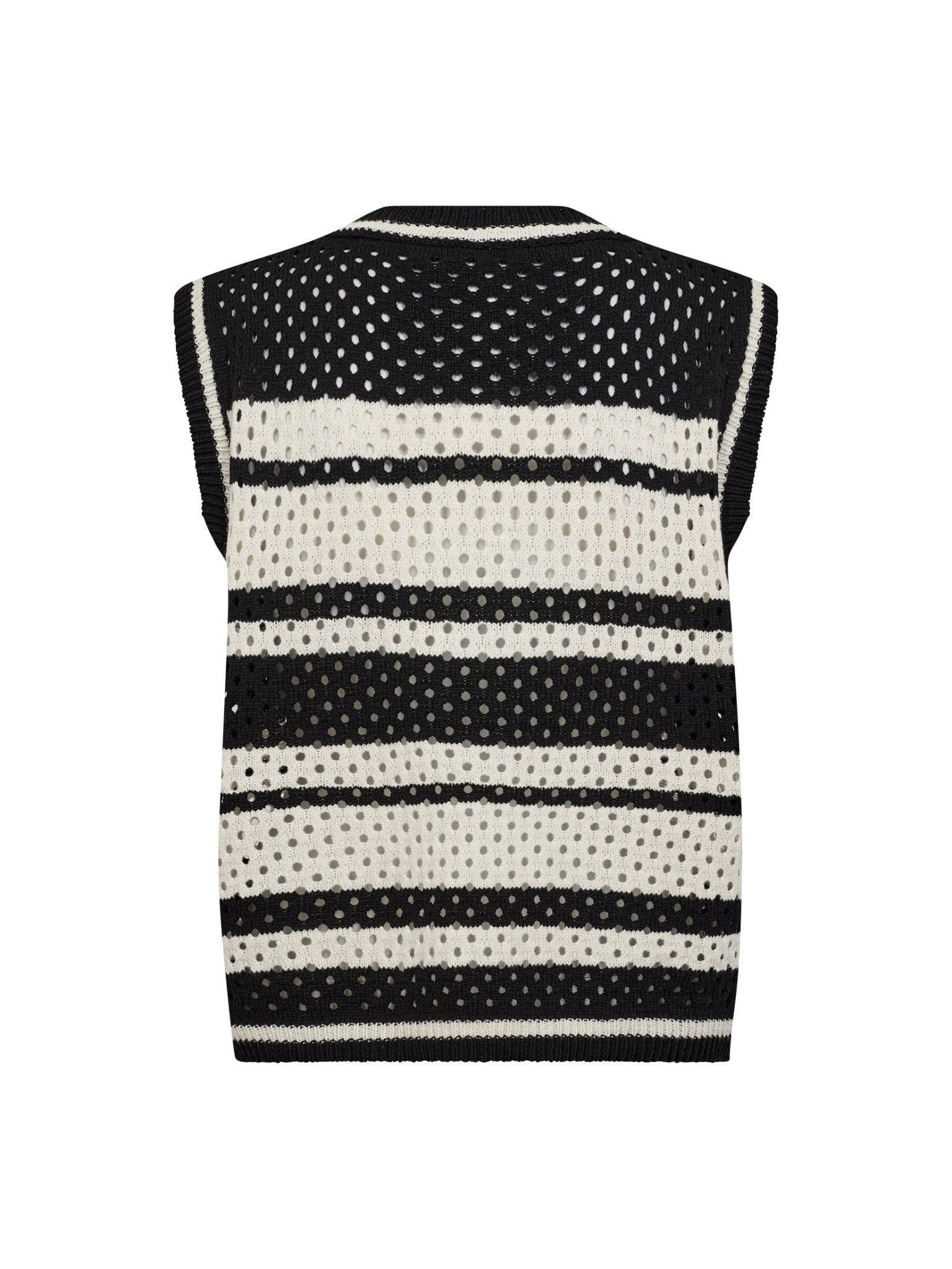 HoopaCC Knit Top - OffWhite - Black - Co'couture