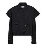KeshaCC Cape Jacket - Black - Co'couture