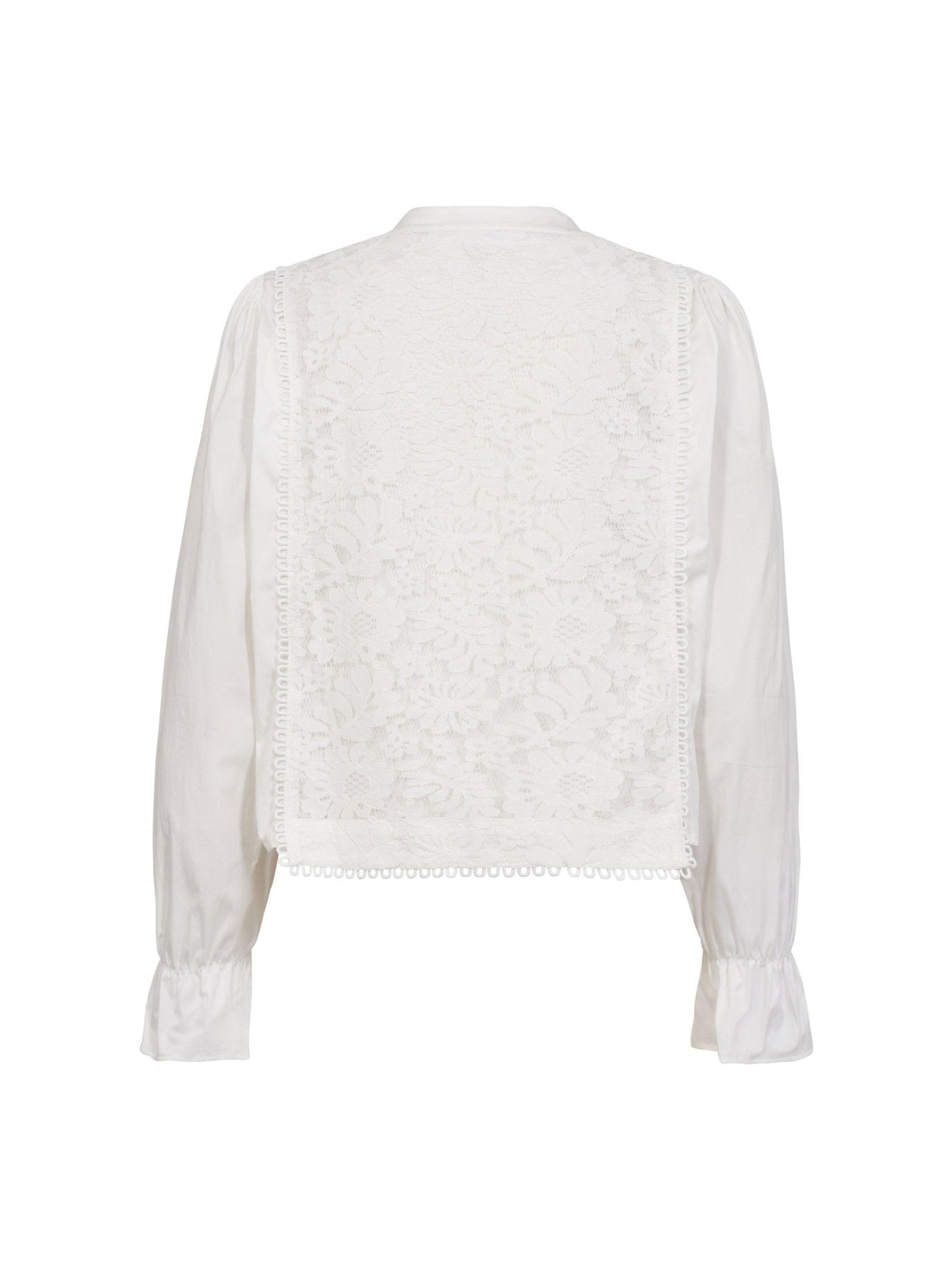 KimmieCC Lace Mix Shirt - Off white - Co'couture