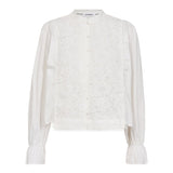 KimmieCC Lace Mix Shirt - Off white - Co'couture