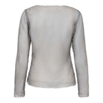 KrystalCC Net Blouse - Silver - Co'couture
