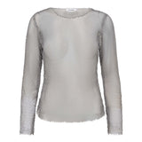 KrystalCC Net Blouse - Silver - Co'couture