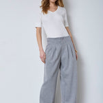 LanceCC Pleat Sweatpant - Grey Melange - Co'couture