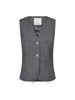 LiamCC Curve Vest - Mid Grey