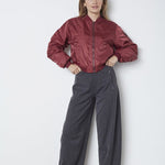 LibbyCC Bomber Jacket - Winered - Co'couture