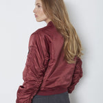 LibbyCC Bomber Jacket - Winered - Co'couture