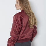 LibbyCC Bomber Jacket - Winered - Co'couture