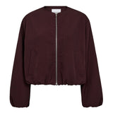 LunaCC Balloon Zip Jacket - Winered - Co'couture