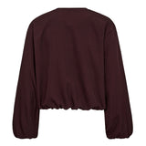 LunaCC Balloon Zip Jacket - Winered - Co'couture