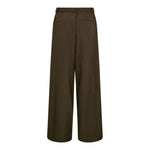 LunaCC Eyelet Wide Pant - Military Olive - Co'couture