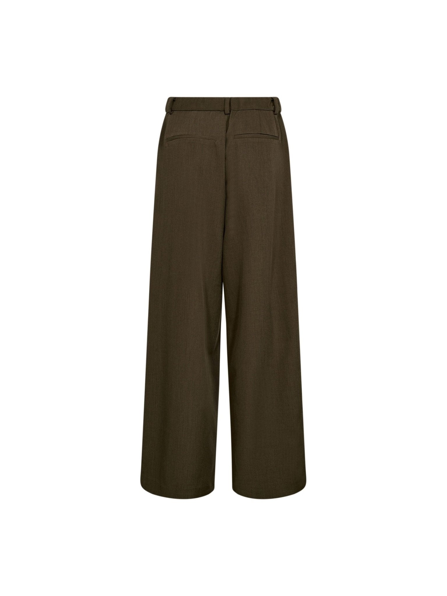 LunaCC Eyelet Wide Pant - Military Olive - Co'couture
