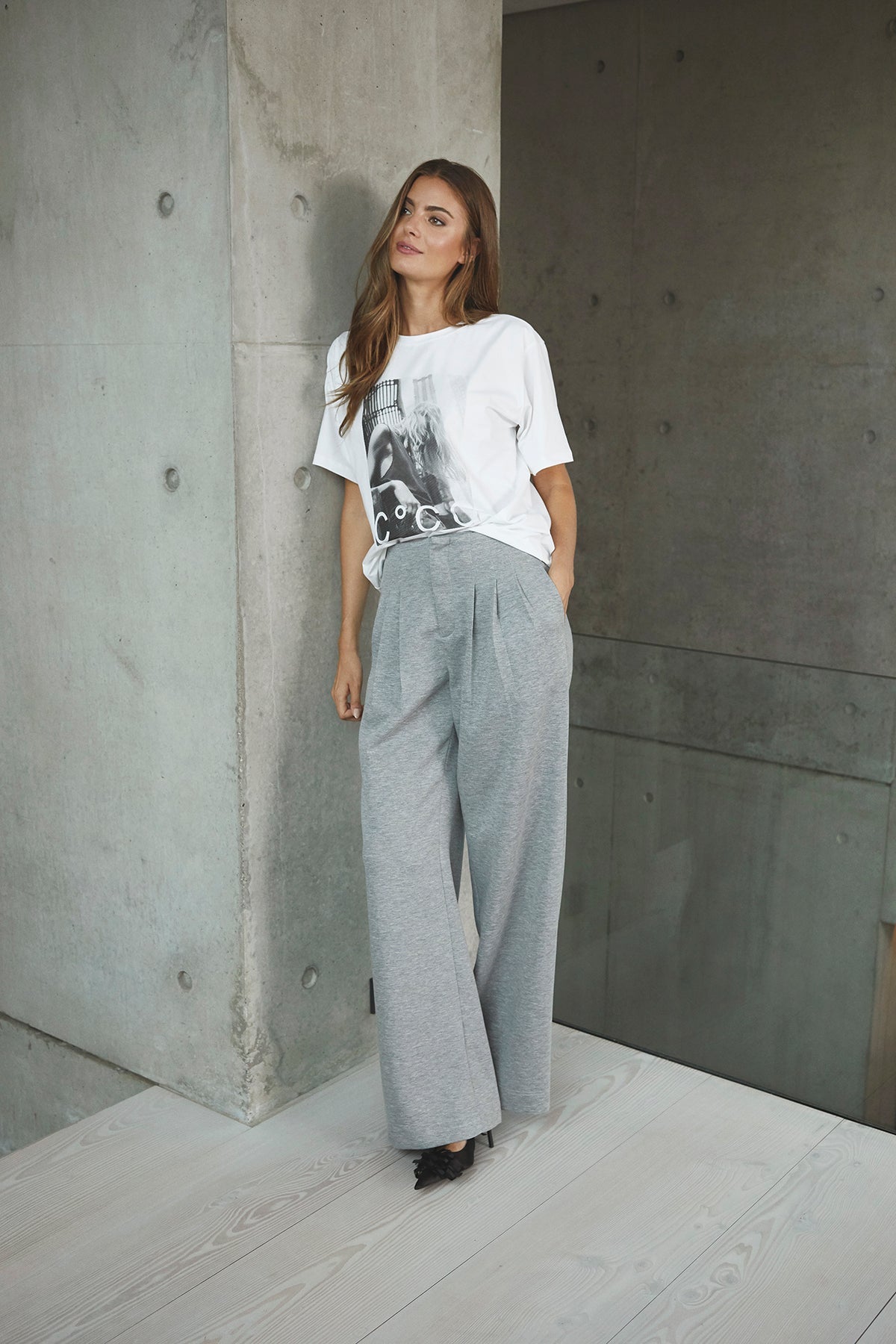 MadinaCC Oversize Tee - White - Co'couture