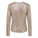 MargotCC Drape Blouse - Champagne - Co'couture