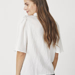 MollyCC Pintuck Flow Blouse - Off white - Co'couture