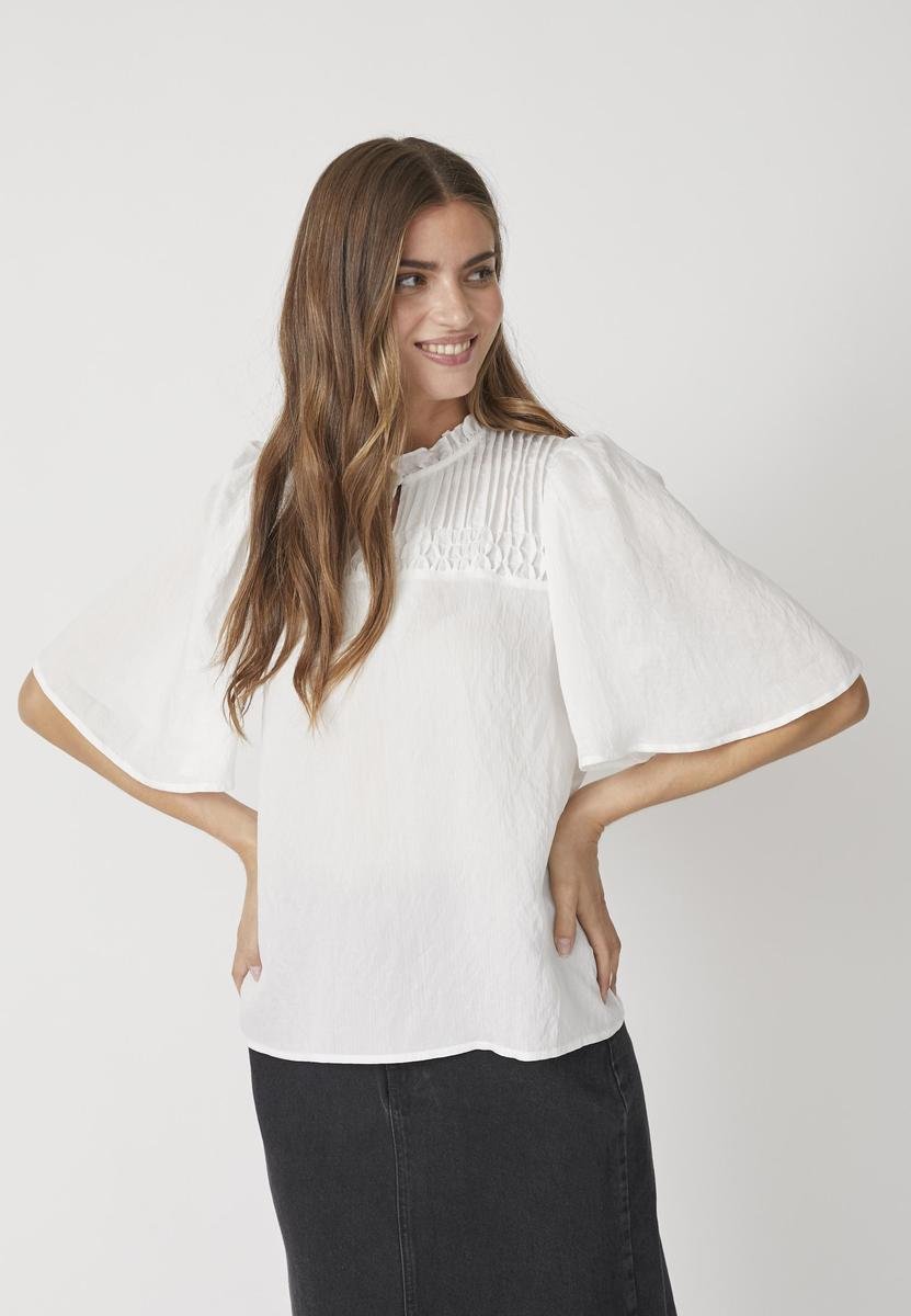 MollyCC Pintuck Flow Blouse - Off white - Co'couture