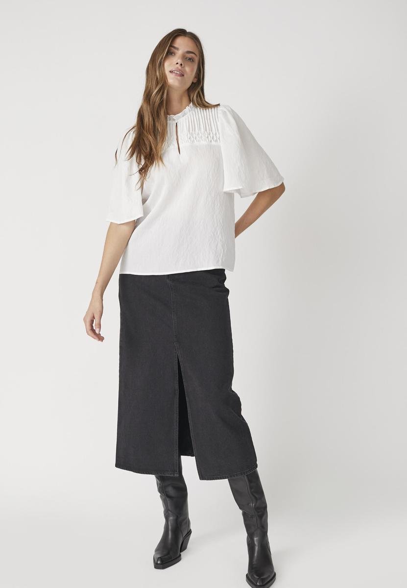 MollyCC Pintuck Flow Blouse - Off white - Co'couture