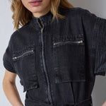 PancyCC Zip Jumpsuit - Black - Co'couture