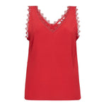 PerinCC Lace Singlet - Red - Co'couture