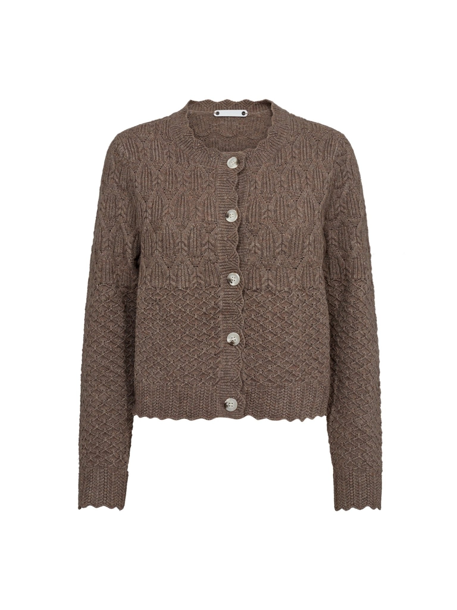 PointelleCC Cardigan - Walnut - Co'couture