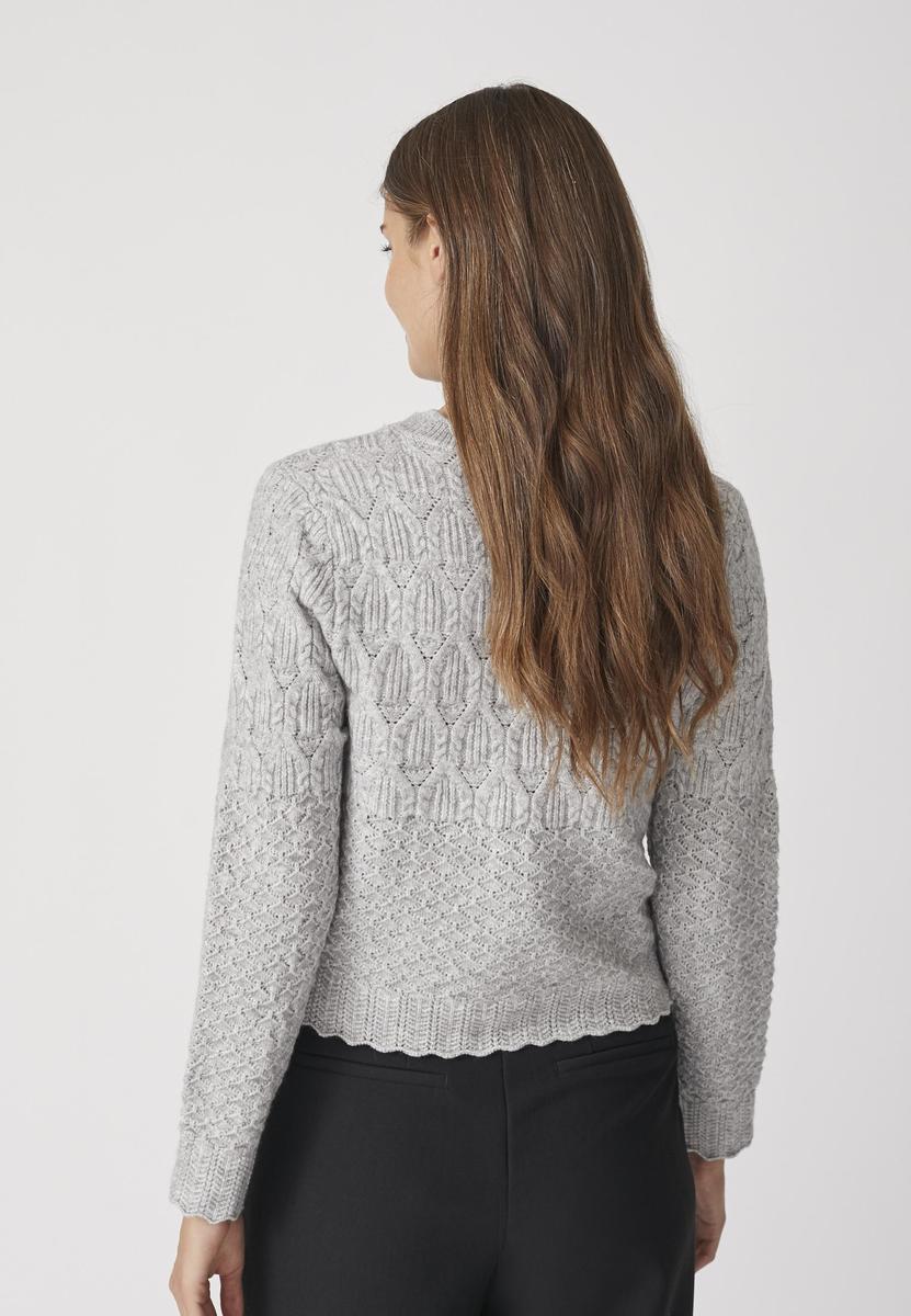 PointelleCC New Cardigan - Pale Grey - Co'couture