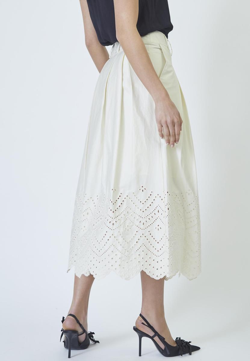 PoppyCC Anglaise Skirt - Bone - Co'couture