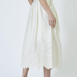 PoppyCC Anglaise Skirt - Bone - Co'couture