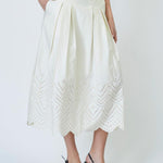PoppyCC Anglaise Skirt - Bone - Co'couture