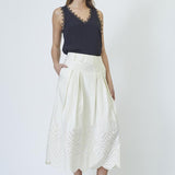 PoppyCC Anglaise Skirt - Bone - Co'couture