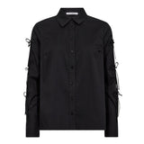 PoppyCC Tie Sleeve Shirt - Black - Co'couture