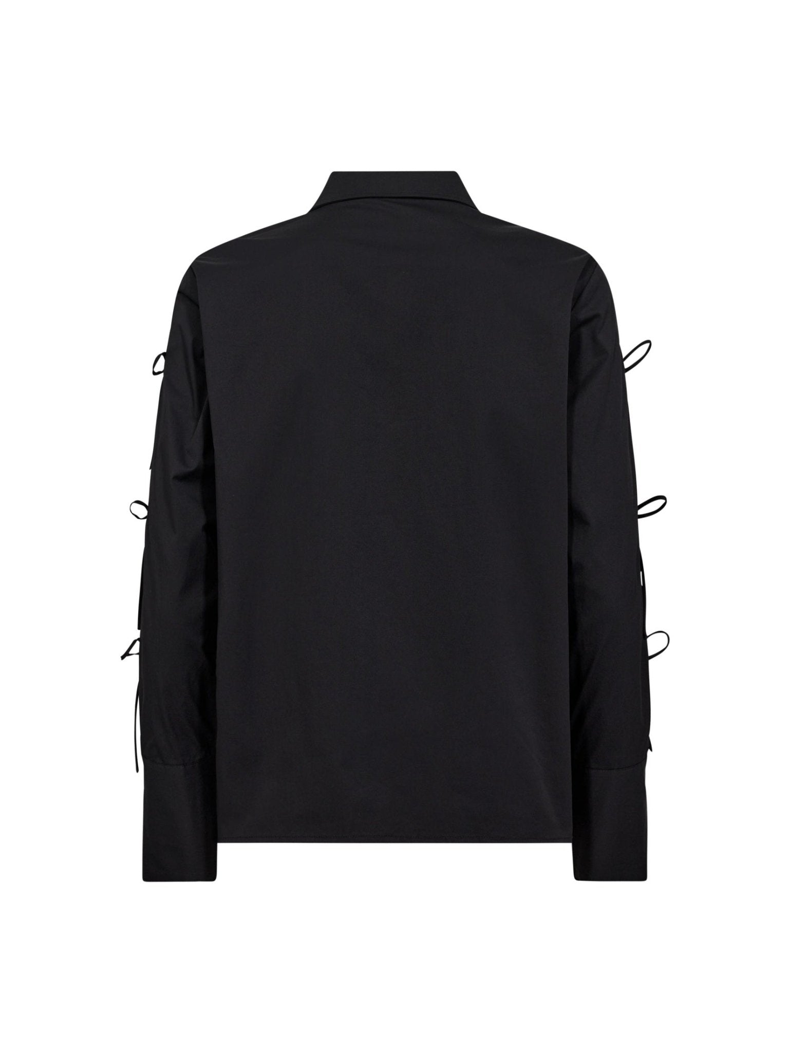 PoppyCC Tie Sleeve Shirt - Black - Co'couture
